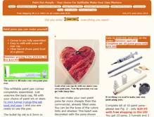 Tablet Screenshot of paintpenpeople.com